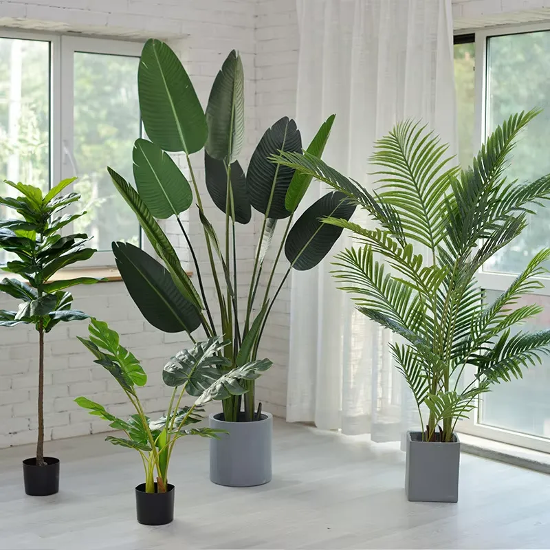 نباتات خضراء اصطناعية زخرفية Y - مراجعة Bird Paradise Strelitzia وسعره