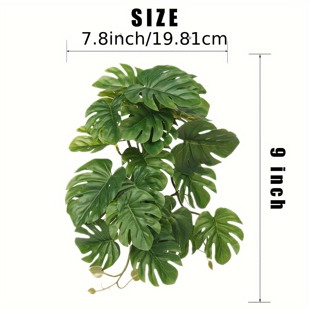 نباتات اصطناعية للزواحف والترا - مراجعة Monstera Adansonii وسعره