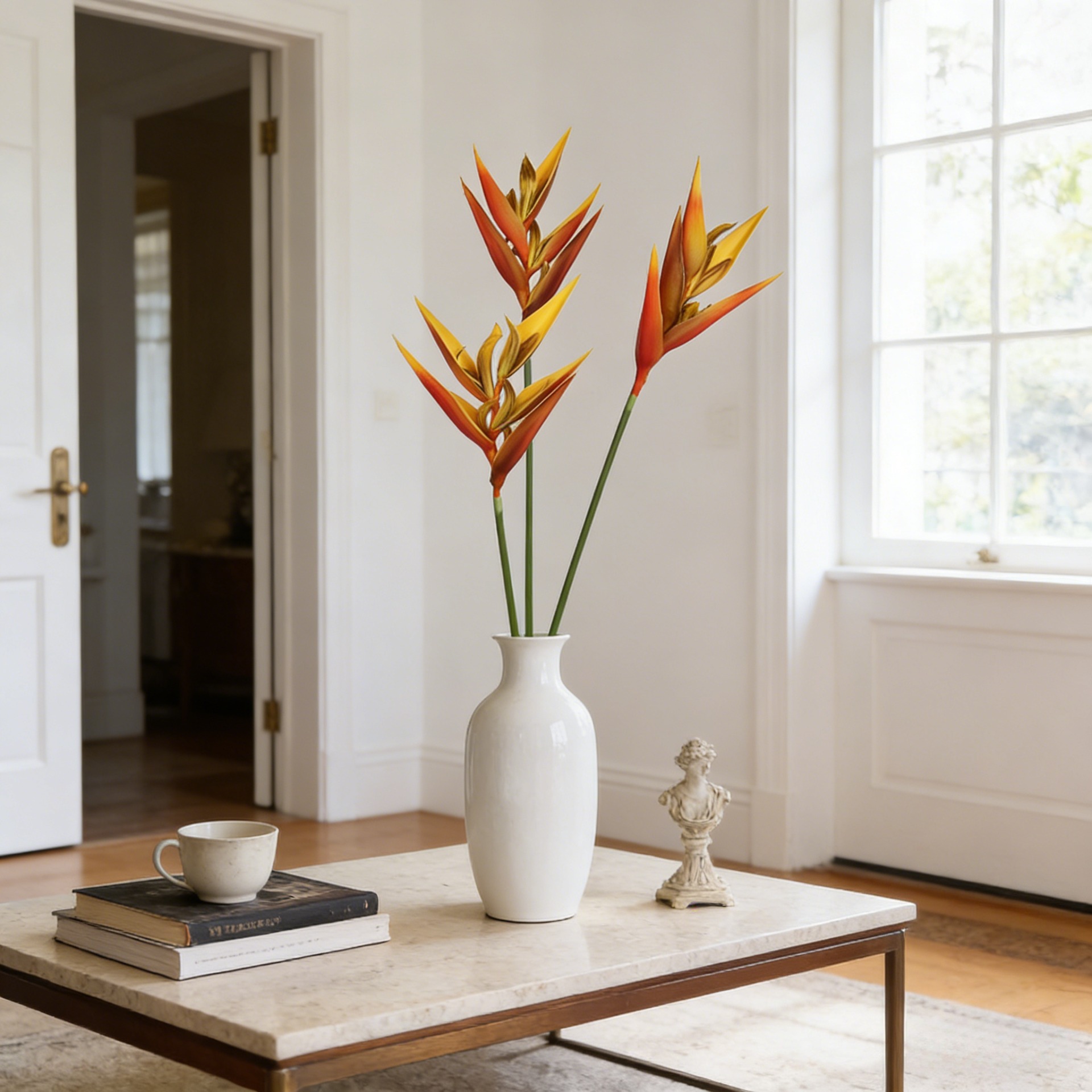 36.6 بوصة نبات الطيور الاصطناع - مراجعة Bird Paradise Strelitzia وسعره